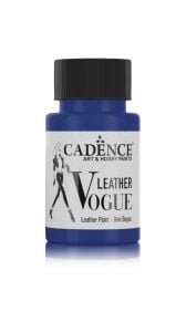 Cadence Deri Boyası Opak LV-09 Mavi 50ml Leather Vouge Paint