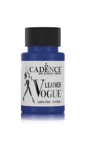 Cadence Deri Boyası Opak LV-09 Mavi 50ml Leather Vouge Paint