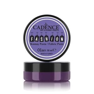 Cadence Opak Kumaş Rölyef Pasta FP-06 Patlıcan 50ml