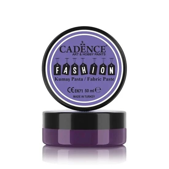 Cadence Opak Kumaş Rölyef Pasta FP-06 Patlıcan 50ml