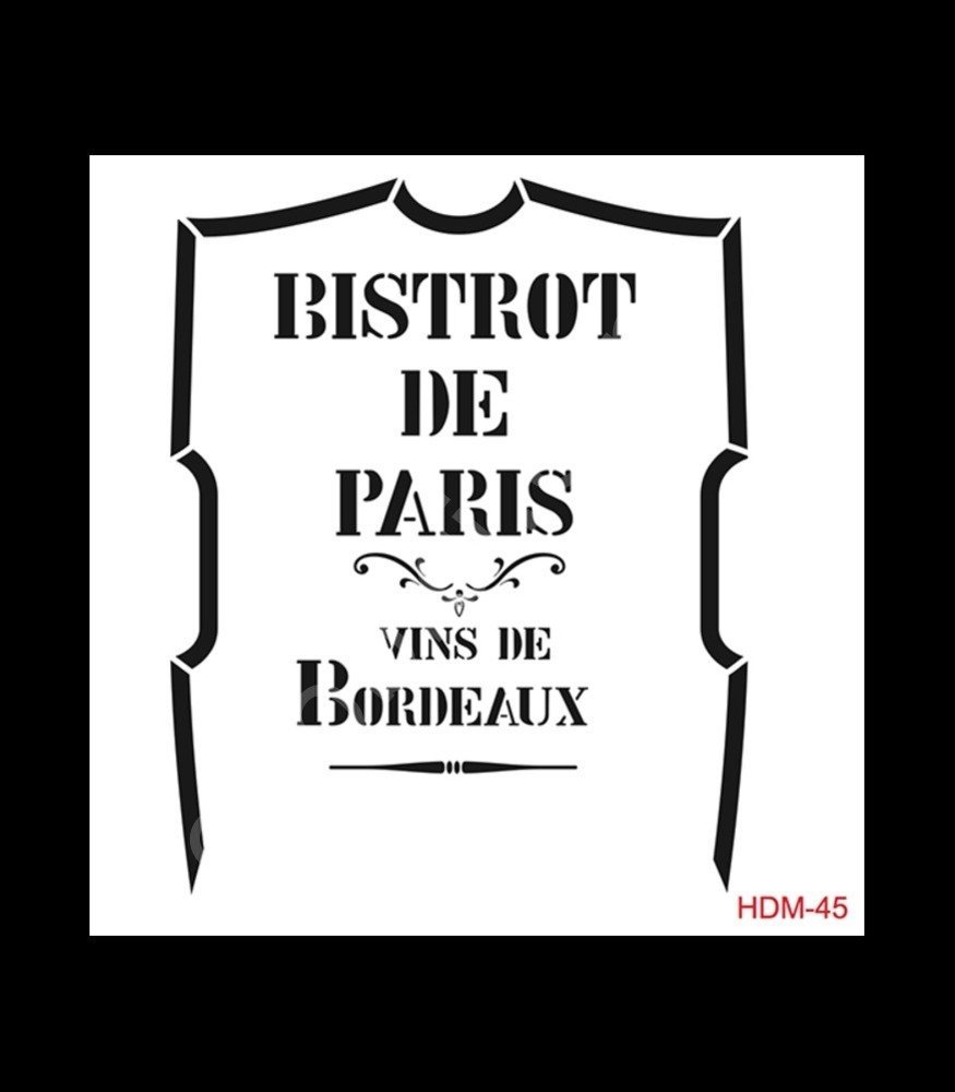 HDM45 Cadence Home Dekor Stencil 25x25