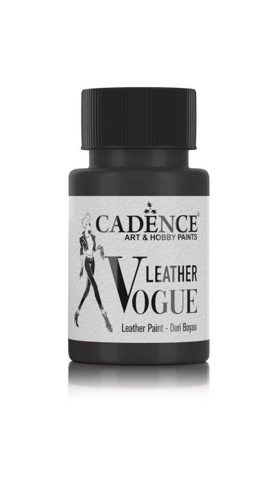 Cadence Deri Boyası Opak LV-12 Siyah 50ml Leather Vouge Paint