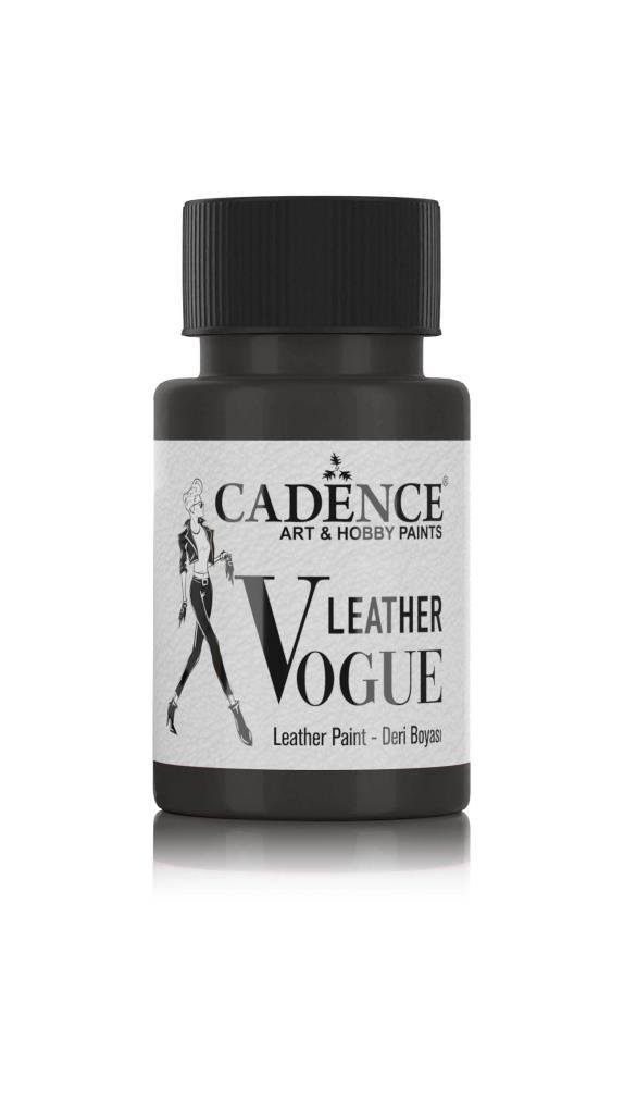 Cadence Deri Boyası Opak LV-12 Siyah 50ml Leather Vouge Paint