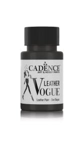 Cadence Deri Boyası Opak LV-12 Siyah 50ml Leather Vouge Paint