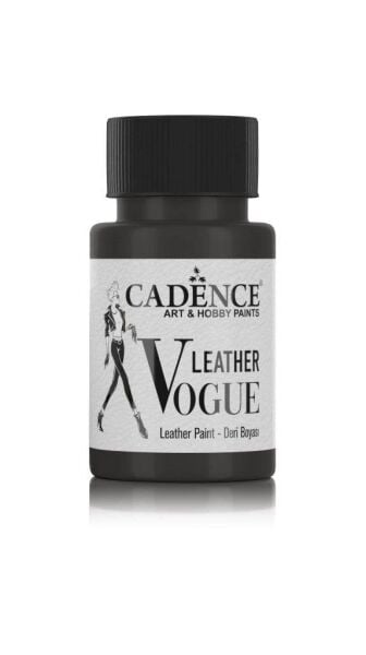 Cadence Deri Boyası Opak LV-12 Siyah 50ml Leather Vouge Paint