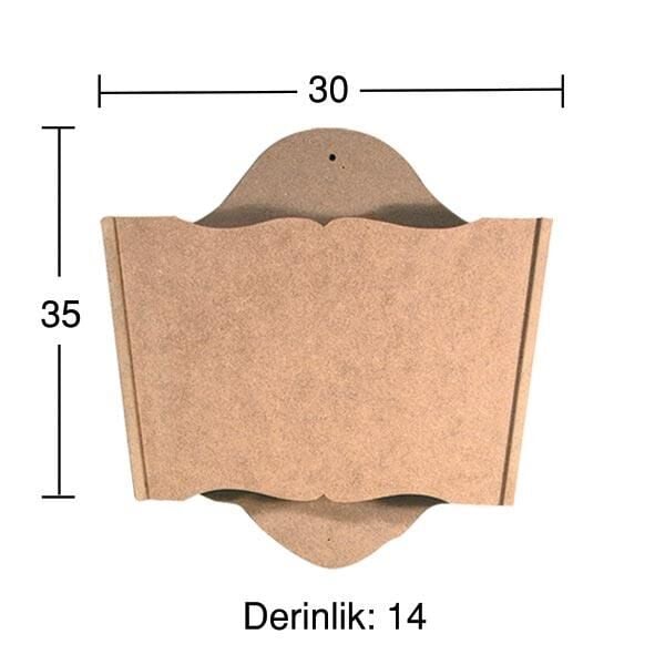 Ahşap Kapıcı Kutusu KP121