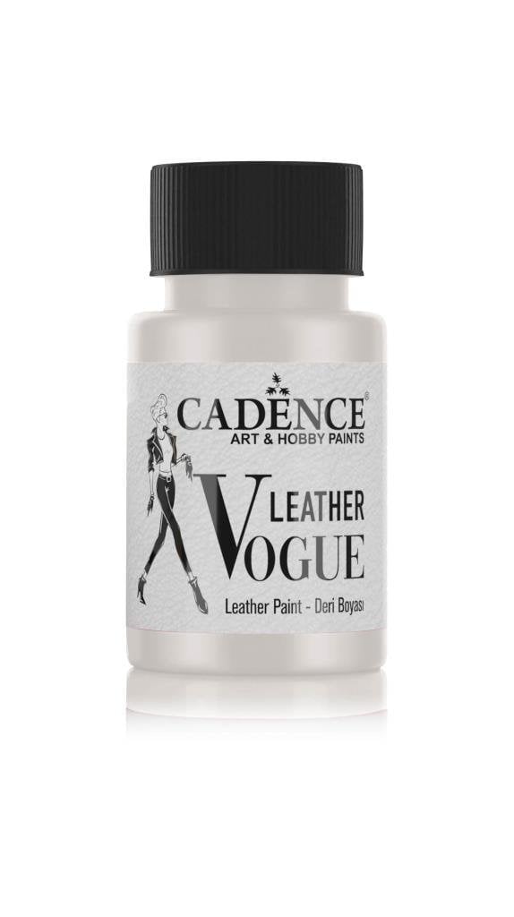 Cadence Deri Boyası Metalik LVM-01 İnci 50ml Leather Vouge Paint