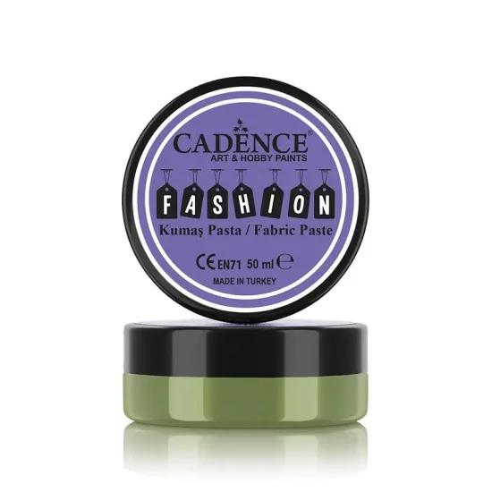Cadence Opak Kumaş Rölyef Pasta FP-08 Fıstık Yeşili 50ml