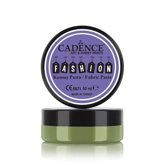 Cadence Opak Kumaş Rölyef Pasta FP-08 Fıstık Yeşili 50ml