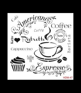 HDM47 Cadence Home Dekor Stencil 25x25