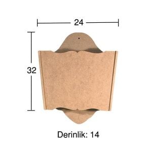 Ahşap Kapıcı Kutusu KP122