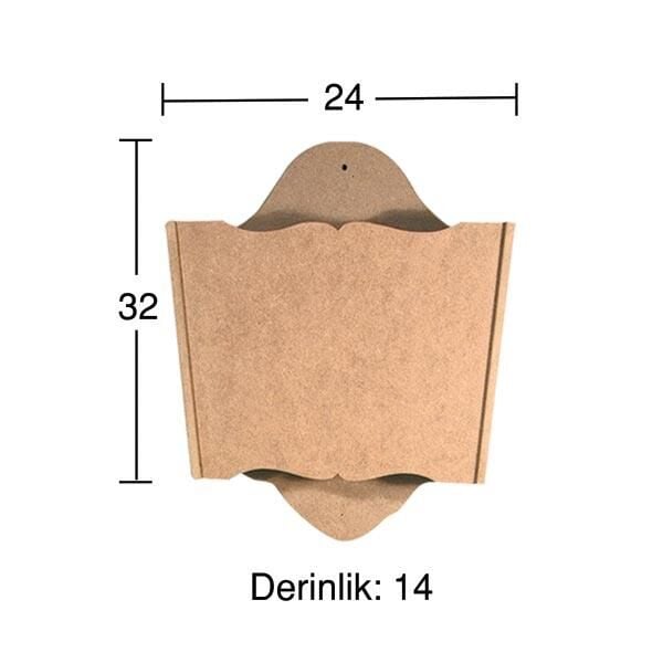 Ahşap Kapıcı Kutusu KP122