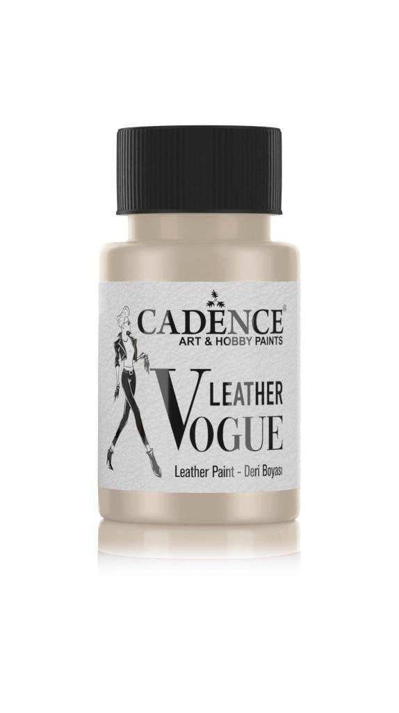 Cadence Deri Boyası Metalik LVM-02 Platin 50ml Leather Vouge Paint