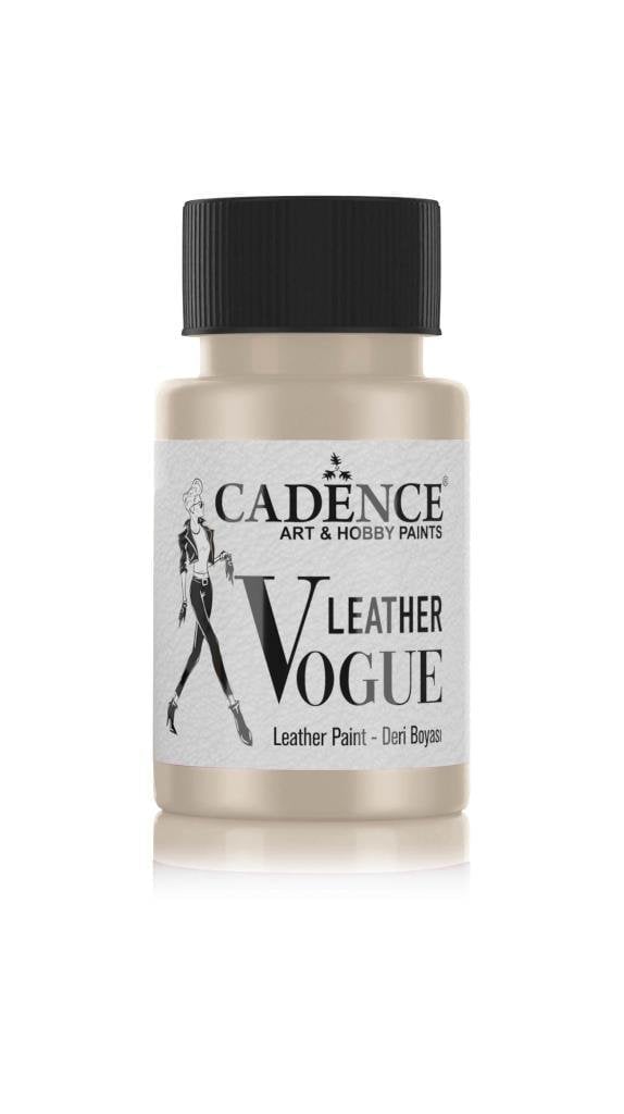 Cadence Deri Boyası Metalik LVM-02 Platin 50ml Leather Vouge Paint