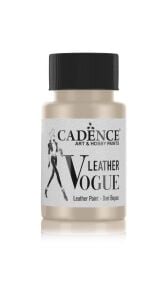 Cadence Deri Boyası Metalik LVM-02 Platin 50ml Leather Vouge Paint