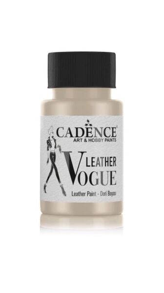 Cadence Deri Boyası Metalik LVM-02 Platin 50ml Leather Vouge Paint