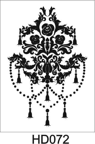 Duvar Dekor Stencil Şablon (35x50) HD-072