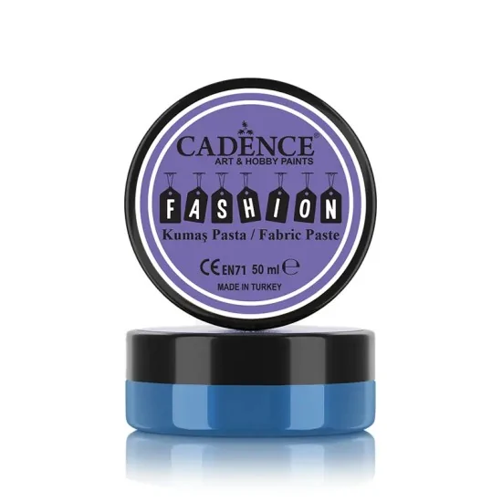 Cadence Opak Kumaş Rölyef Pasta FP-09 Royal Mavi 50ml