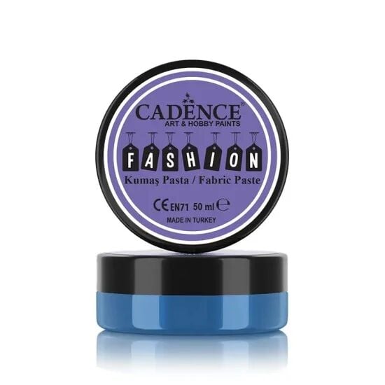 Cadence Opak Kumaş Rölyef Pasta FP-09 Royal Mavi 50ml