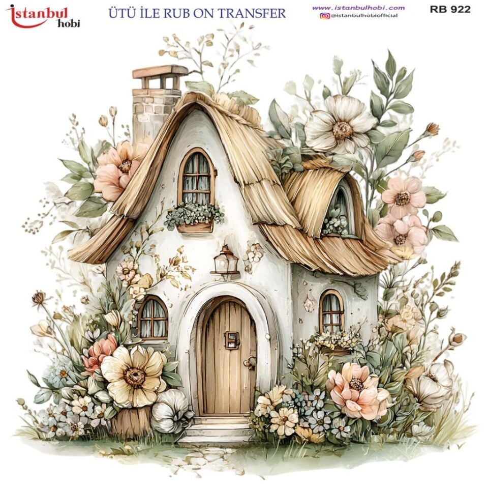 Ütü ile Rub On Transfer Kağıdı 30x30cm RB-922