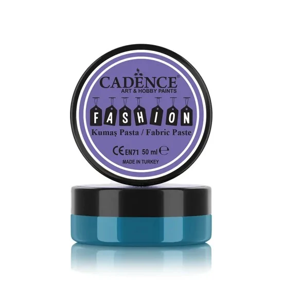 Cadence Opak Kumaş Rölyef Pasta FP-10 Turkuaz 50ml