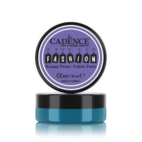 Cadence Opak Kumaş Rölyef Pasta FP-10 Turkuaz 50ml