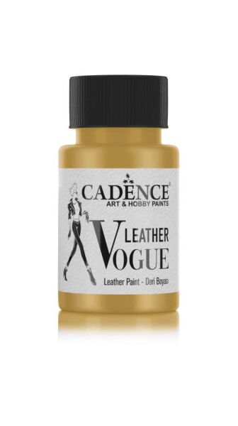 Cadence Deri Boyası Metalik LVM-04 Altın 50ml Leather Vouge Paint