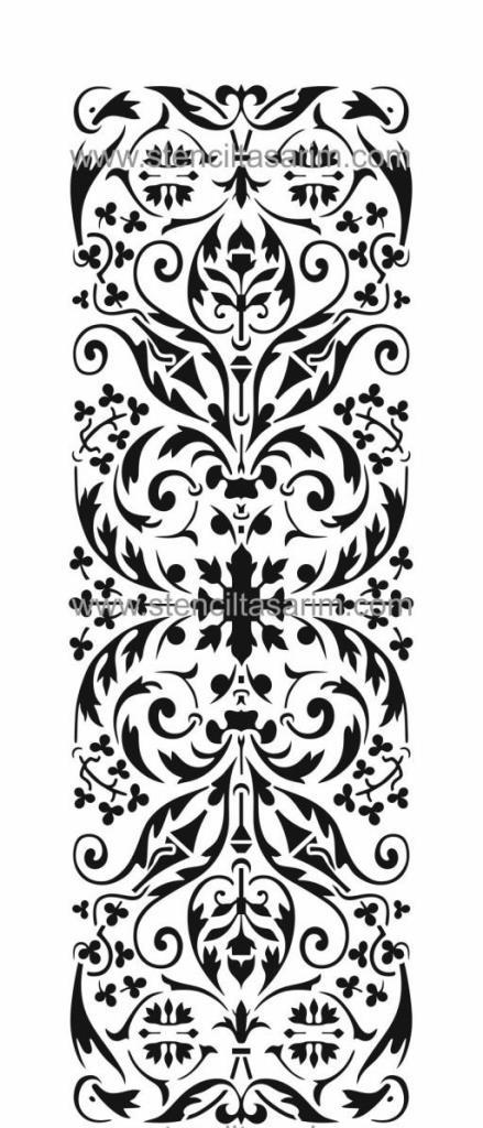 Duvar Dekor Stencil Şablon (25x50) HD-074