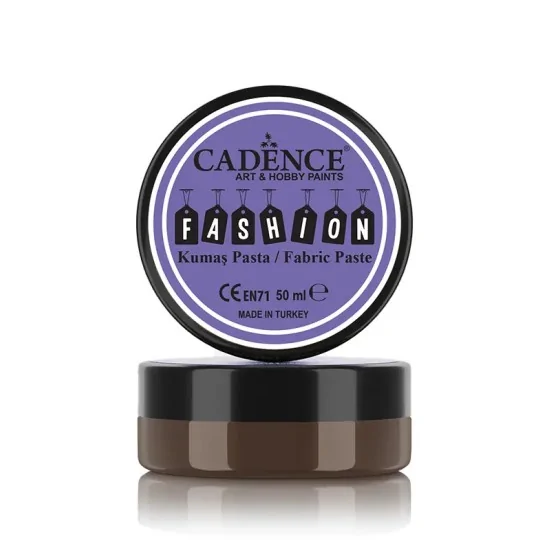 Cadence Opak Kumaş Rölyef Pasta FP-11 Kahverengi