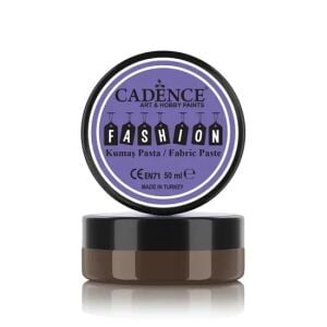 Cadence Opak Kumaş Rölyef Pasta FP-11 Kahverengi