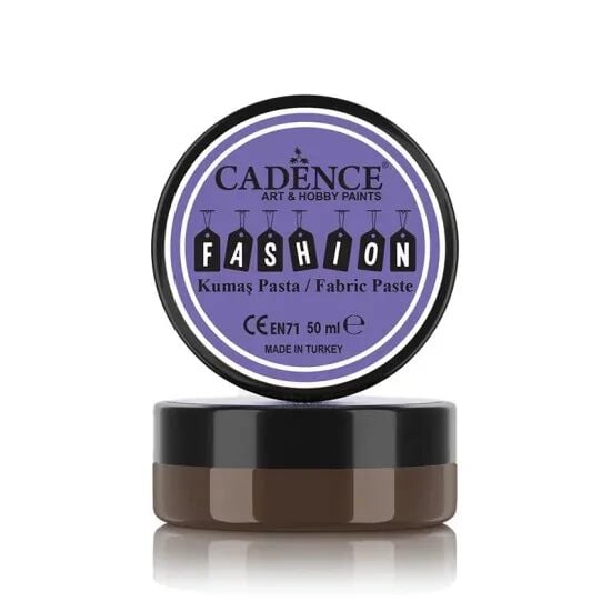 Cadence Opak Kumaş Rölyef Pasta FP-11 Kahverengi