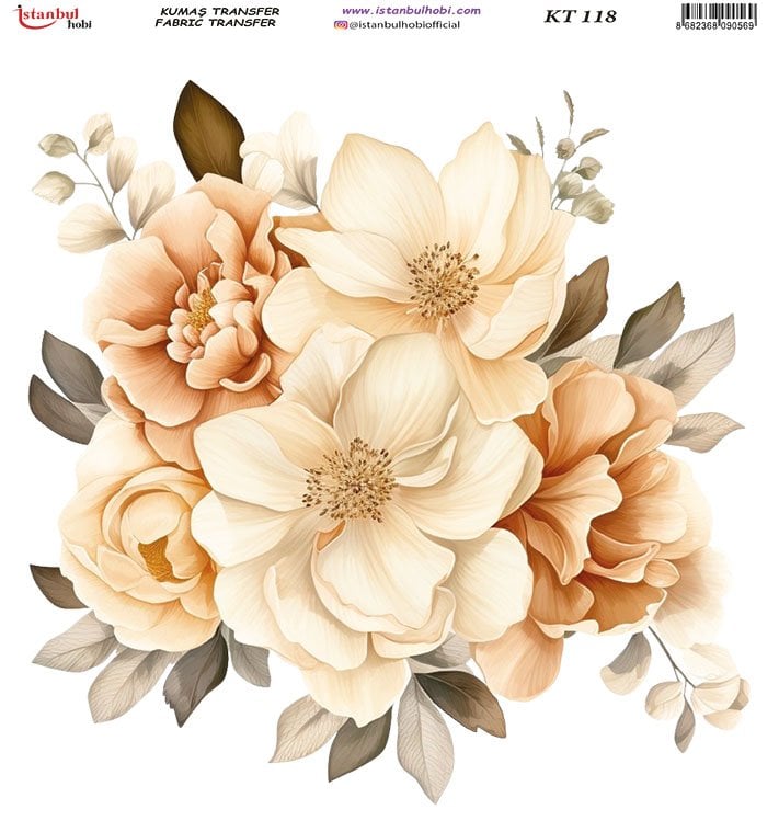 Kumaş Transfer Kağıdı 20x20cm KT-118