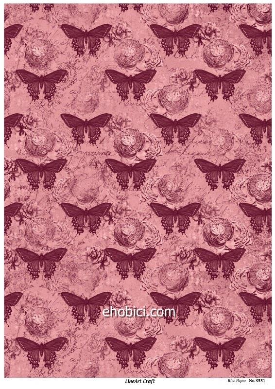 Lineart Pirinç Dekopaj Kağıdı - 3551