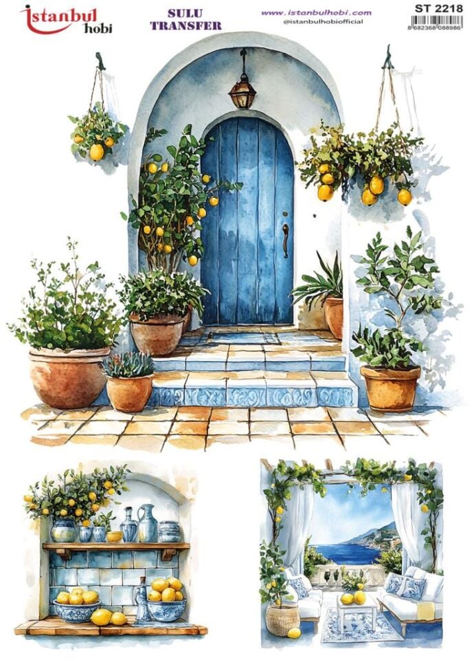 Sulu Transfer Kağıdı 25x35cm ST-2218