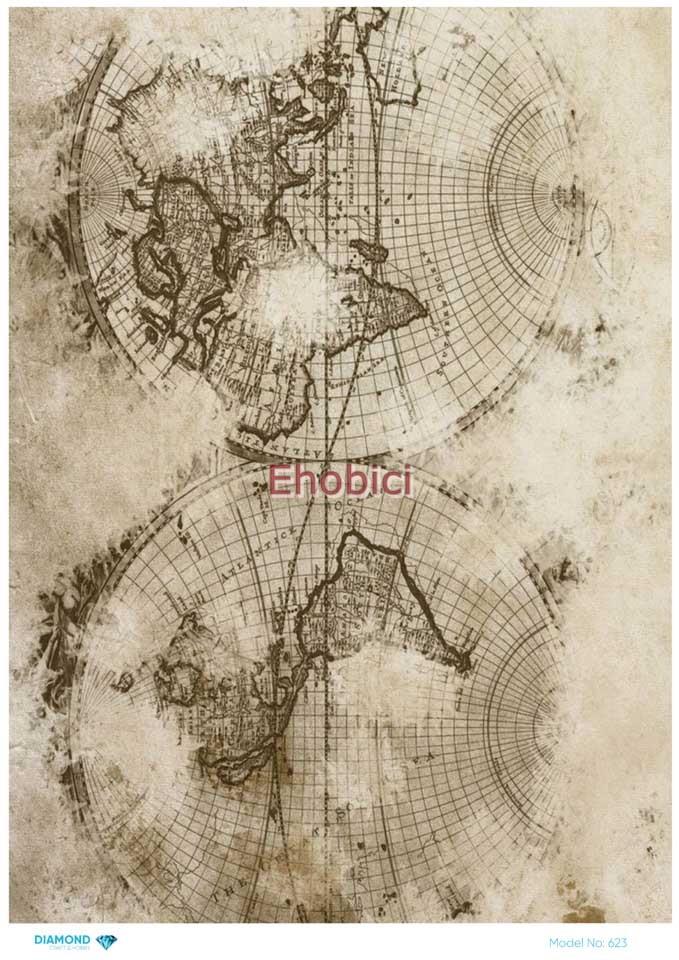 Diamond Pirinç Dekopaj Kağıdı - 623