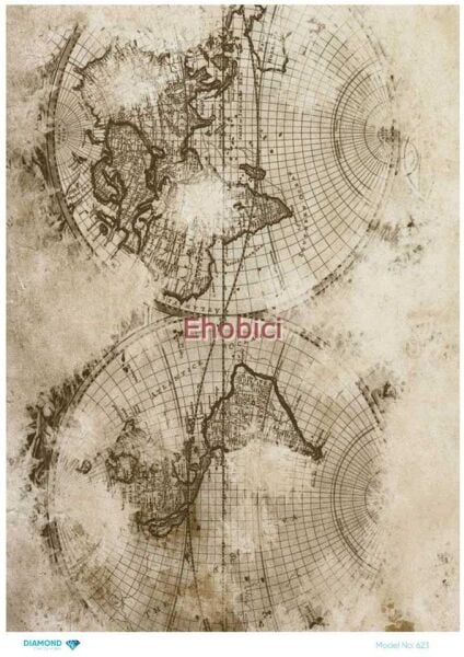 Diamond Pirinç Dekopaj Kağıdı - 623