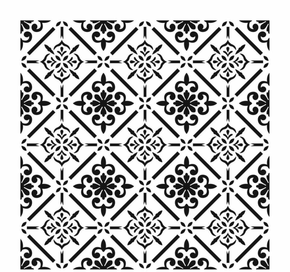 Duvar Dekor Stencil Şablon (50x50) HD-076