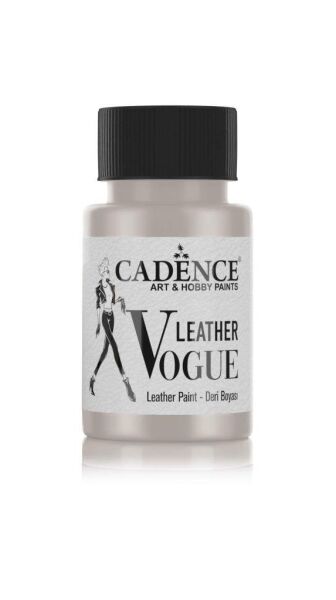Cadence Deri Boyası Metalik LVM-07 Gümüş 50ml Leather Vouge Paint