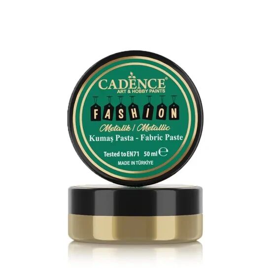 Cadence Metalik Kumaş Rölyef Pasta FMP-03 Antik Altın 50ml