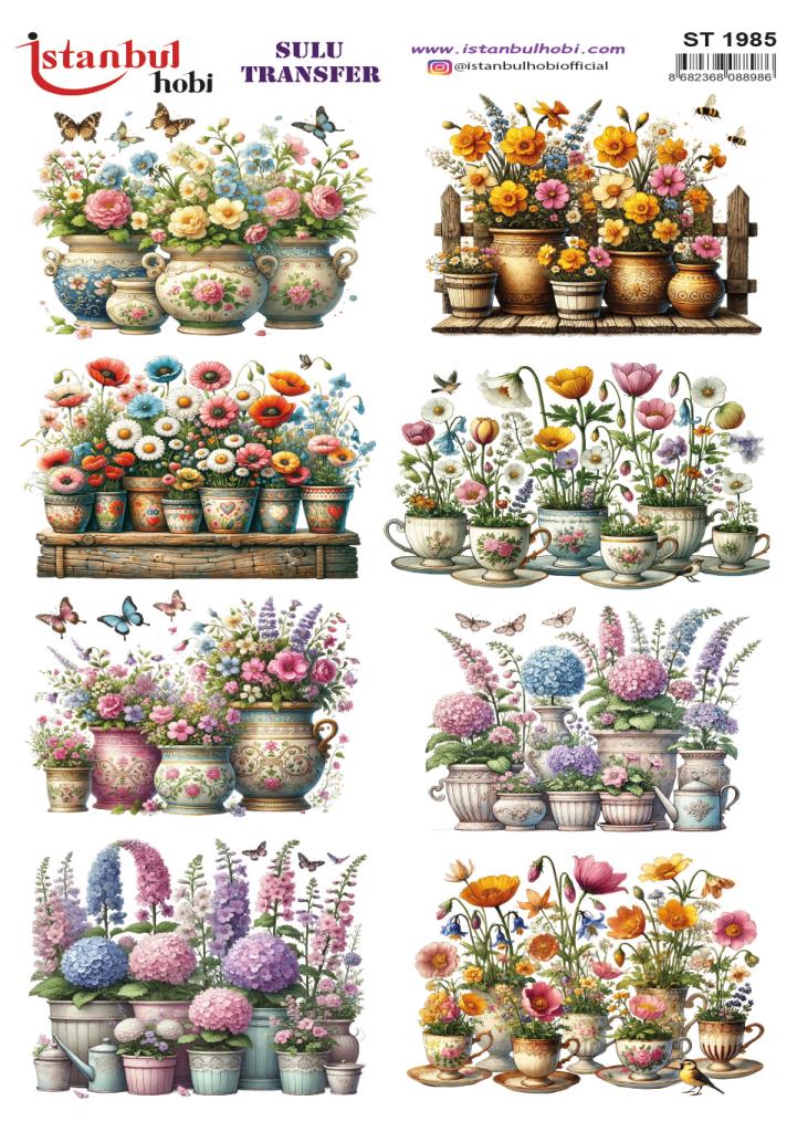 Sulu Transfer Kağıdı 25x35cm ST-1985