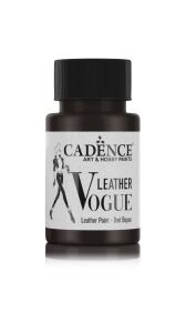 Cadence Deri Boyası Metalik LVM-09 Siyah 50ml Leather Vouge Paint