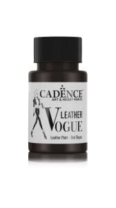 Cadence Deri Boyası Metalik LVM-09 Siyah 50ml Leather Vouge Paint