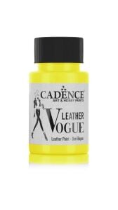 Cadence Deri Boyası Fosforlu LVF-01 Sarı 50ml Leather Vouge Paint