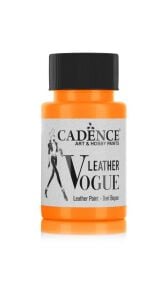 Cadence Deri Boyası Fosforlu LVF-02 Turuncu 50ml Leather Vouge Paint