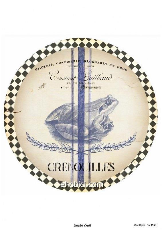 Lineart Pirinç Dekopaj Kağıdı - 3558