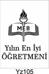 Yazı Desenler Stencil Şablon (25x25) YZ-105