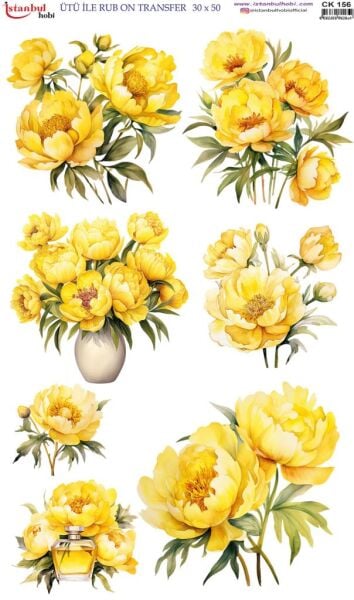 Ütü İle Rub On Transfer Kağıdı 30x50cm CK156