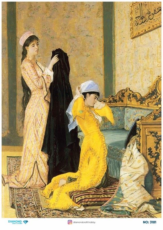 Diamond Pirinç Dekopaj Kağıdı - 3181