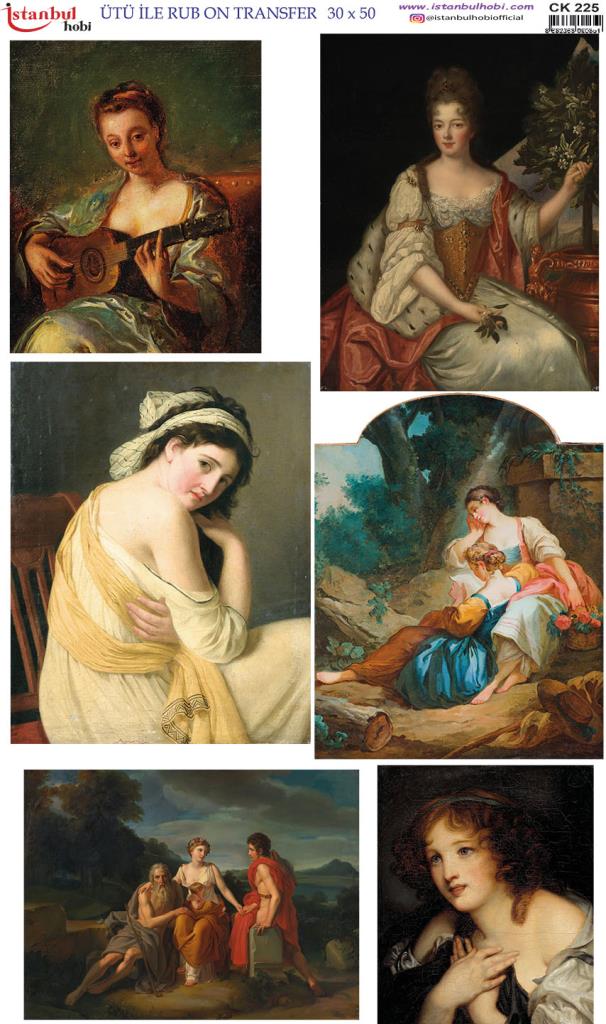 Ütü İle Rub On Transfer Kağıdı 30x50cm CK225