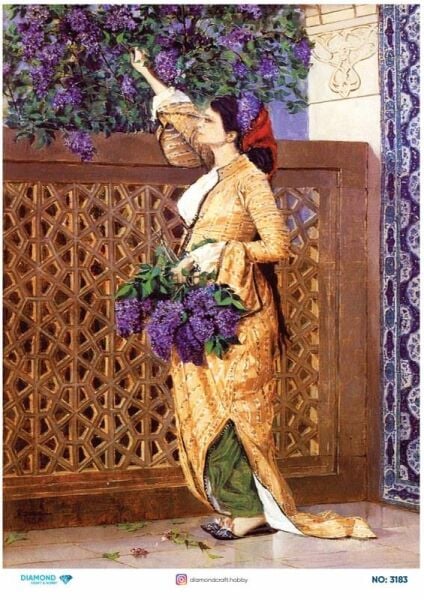 Diamond Pirinç Dekopaj Kağıdı - 3183